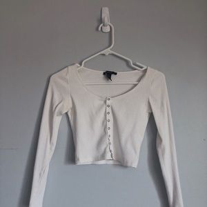 CROPPED WHITE LONG SLEEVE